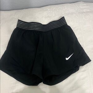 Black Nike shirts built in spandex size xs